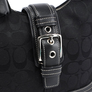 Coach 6823 Black Signature C Soho Shoulder Bag