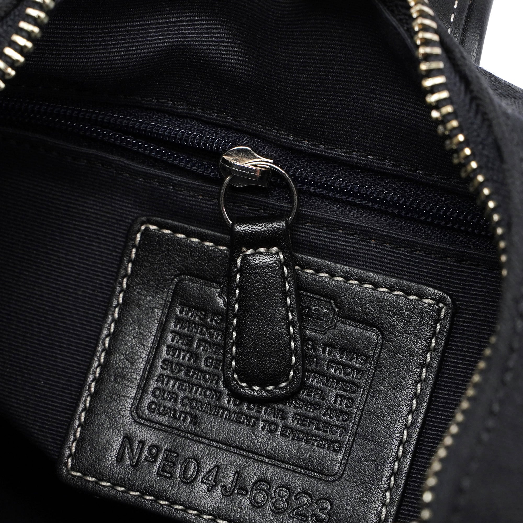 Coach 6823 Black Signature C Soho Shoulder Bag