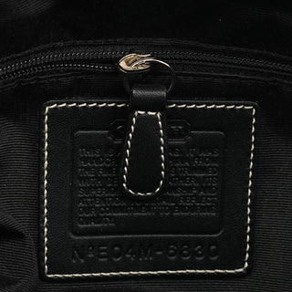 Coach 6830 Grey Black Signature Canvas Tote Bag
