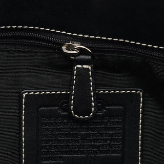 Coach 6845 Black Grey Signature Soho Shoulder Bag