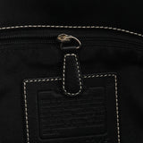 Coach 6845 Grey Black Signature Hobo Shoulder Bag