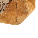 Coach 6876 Soho håndtaske i beige Signature canvas