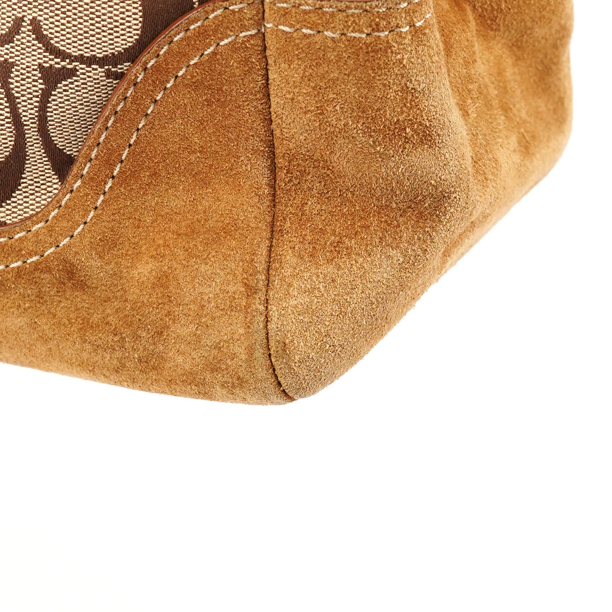 Coach 6876 Soho håndtaske i beige Signature canvas