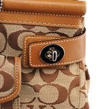 Coach 6876 Soho håndtaske i beige Signature canvas