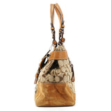 Coach 6876 Soho håndtaske i beige Signature canvas