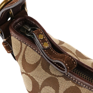 Coach 7057 Beige Brown Signature Soho Shoulder Bag