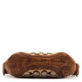 Coach 7057 Beige Brown Signature Soho Shoulder Bag