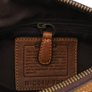 Coach 7061 Beige Brown Signature Soho Shoulder Bag