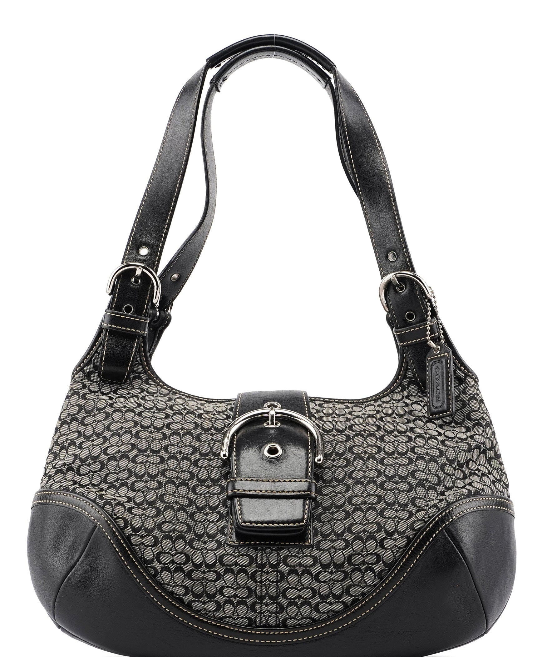 Coach 7074 Grey Signature C Soho Shoulder Bag
