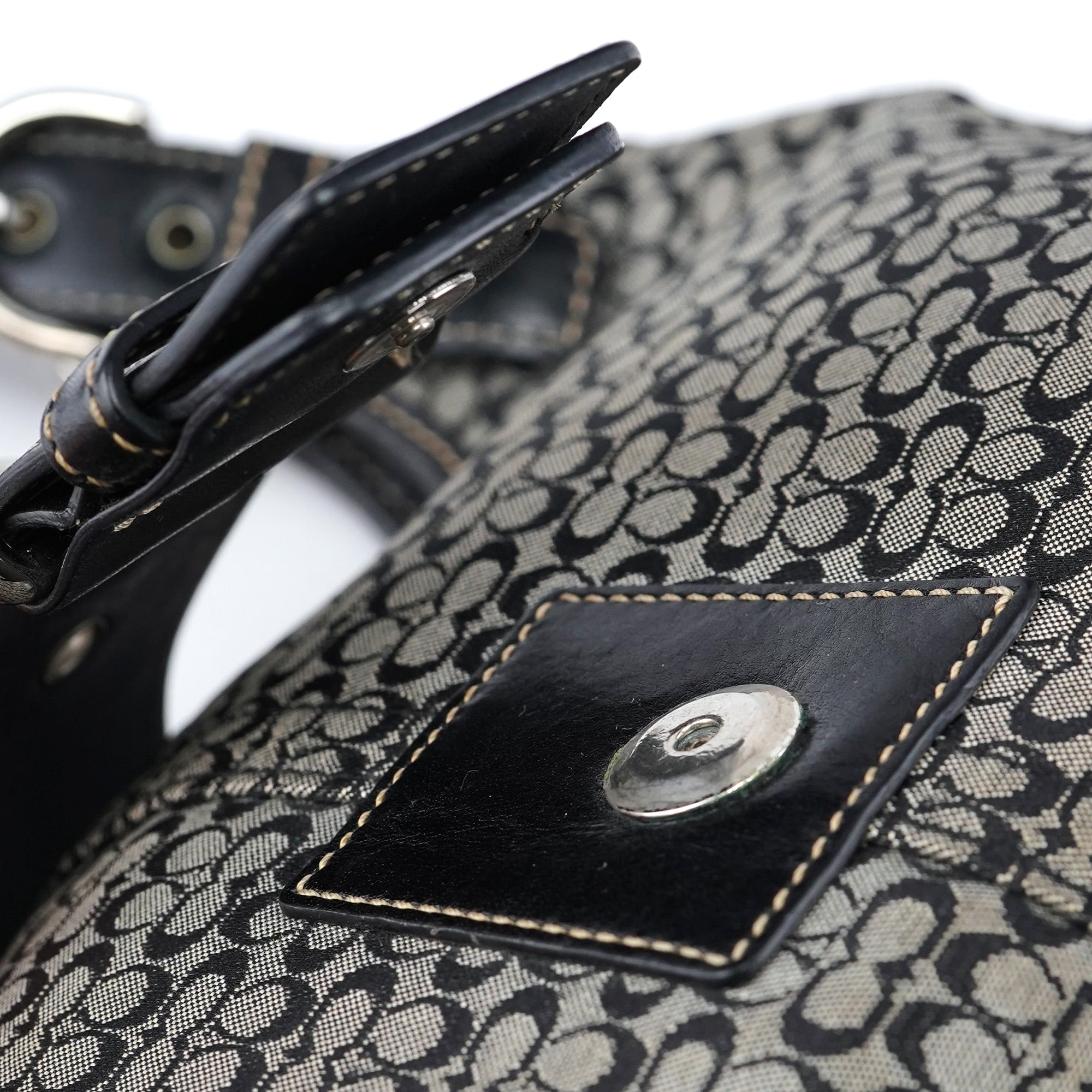 Coach Gallery File Crossbody Coach 7074 Grey Signature C Soho