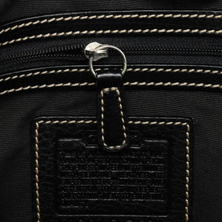 Coach 7076 Grey Black Signature Soho Top Handle Bag