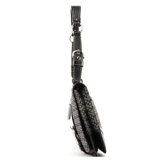 Coach 7076 Grey Black Signature Soho Top Handle Bag