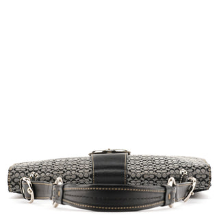Coach 7076 Grey Black Signature Soho Top Handle Bag