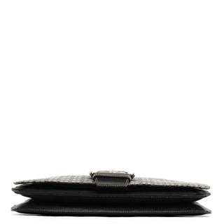 Coach 7076 Grey Black Signature Soho Top Handle Bag