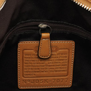 Coach 7077 Beige Signature Soho Shoulder Bag