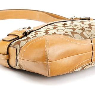 Coach 7077 Beige Signature Soho Shoulder Bag
