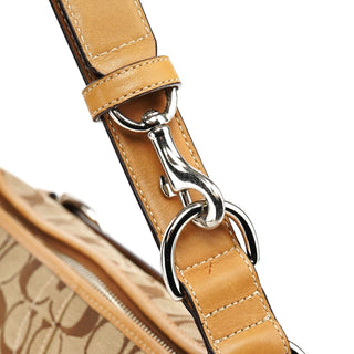 Coach 7077 Beige Signature Soho Shoulder Bag