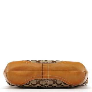 Coach 7077 Beige Signature Soho Shoulder Bag