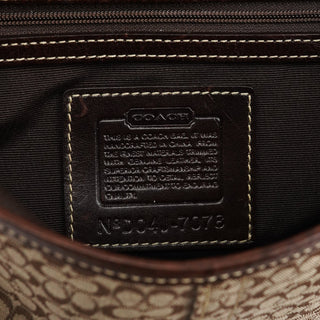 Coach 7078 Beige Brown Suede Soho Bag