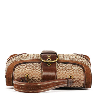 Coach 7078 Beige Brown Suede Soho Bag