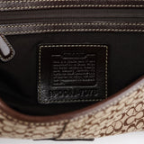 Coach 7078 Beige Brown Suede Soho Top Handle Bag