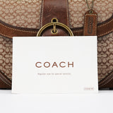 Coach 7078 Beige Brown Suede Soho Top Handle Bag