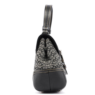 Coach 7078 Grey Signature C Soho Top Handle Bag