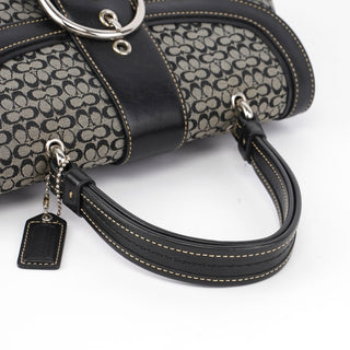 Coach 7078 Grey Signature C Soho Top Handle Bag