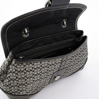 Coach 7078 Grey Signature C Soho Top Handle Bag