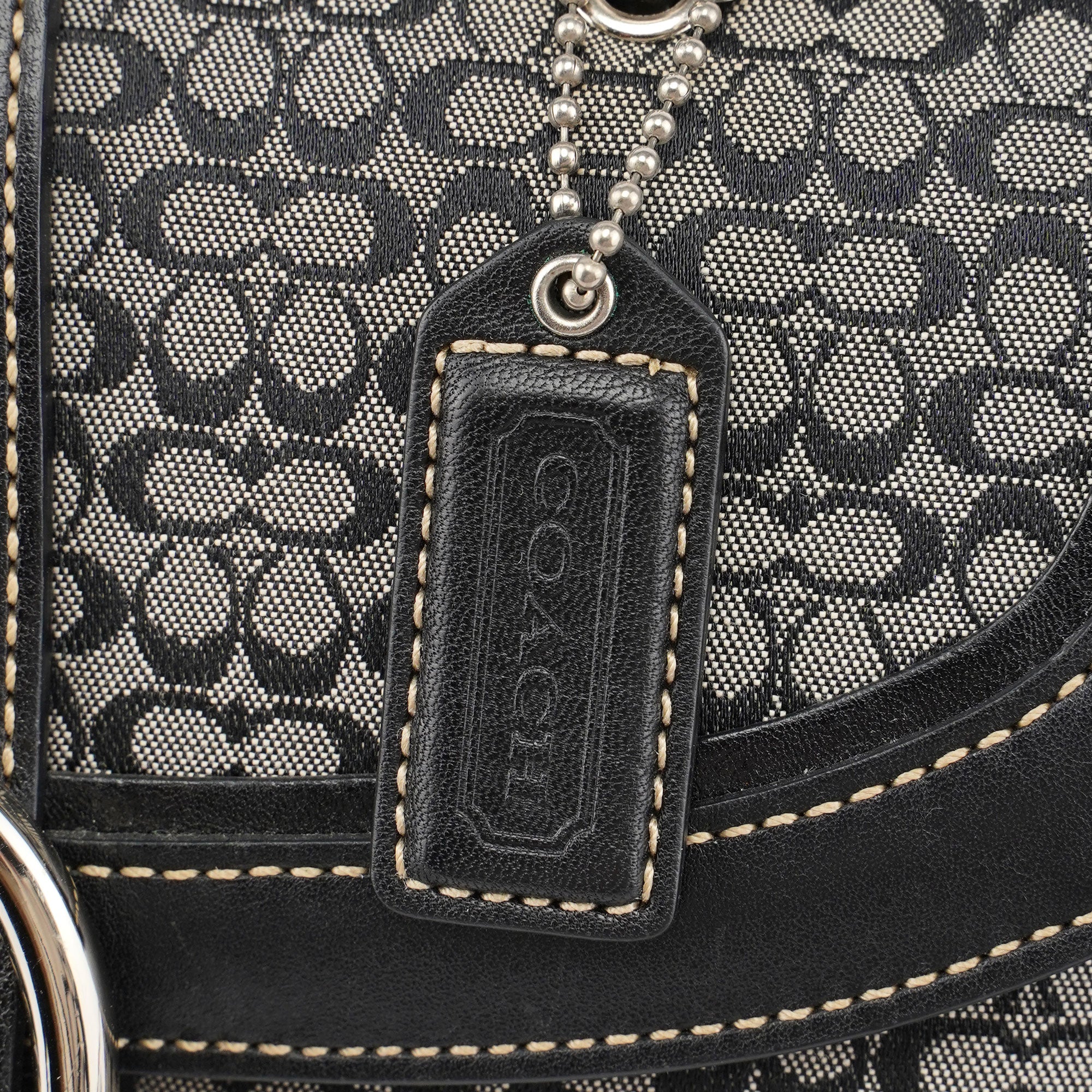 Coach 7078 Grey Signature C Soho Top Handle Bag