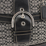Coach 7078 Grey Signature C Soho Top Handle Bag