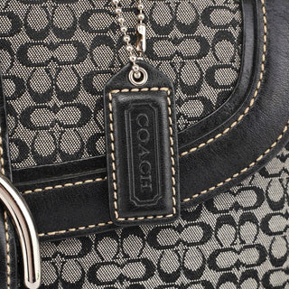 Coach 7078 Grey Signature C Soho Top Handle Bag