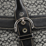 Coach 7080 Grey Black Signature Soho Tote Bag