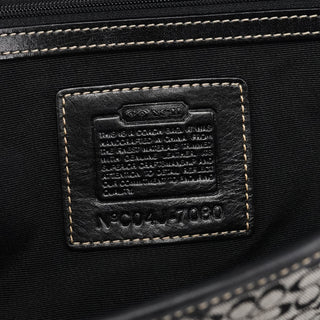 Coach 7080 Grey Black Signature Soho Tote Bag
