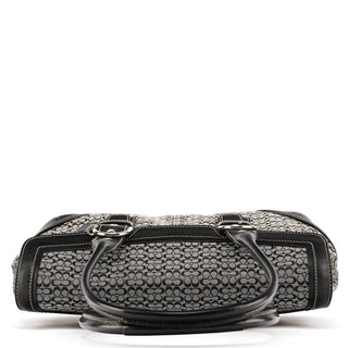 Coach 7080 Grey Black Signature Soho Tote Bag