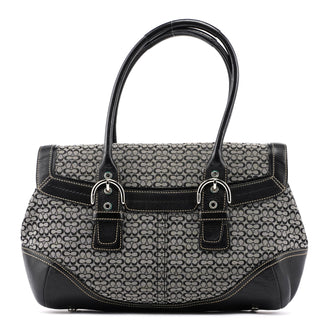 Coach 7080 Grey Signature C Soho Tote Bag