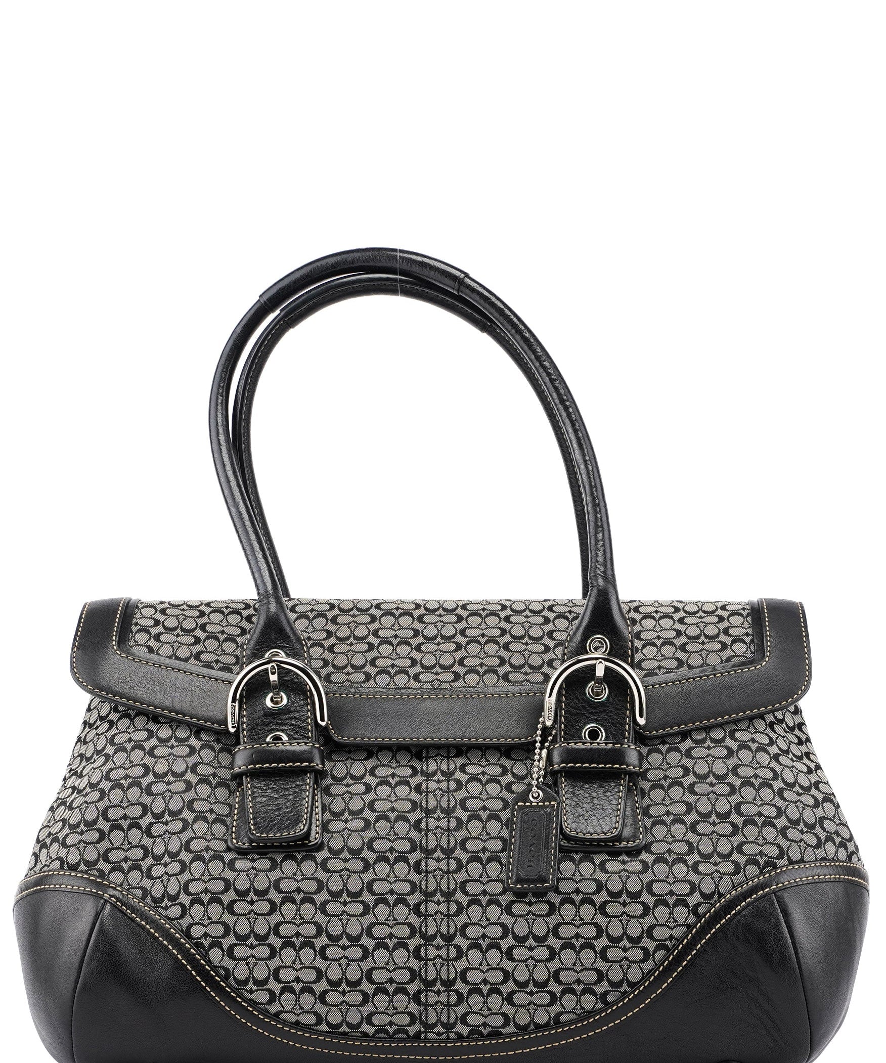 Coach 7080 Grey Signature C Soho Tote Bag