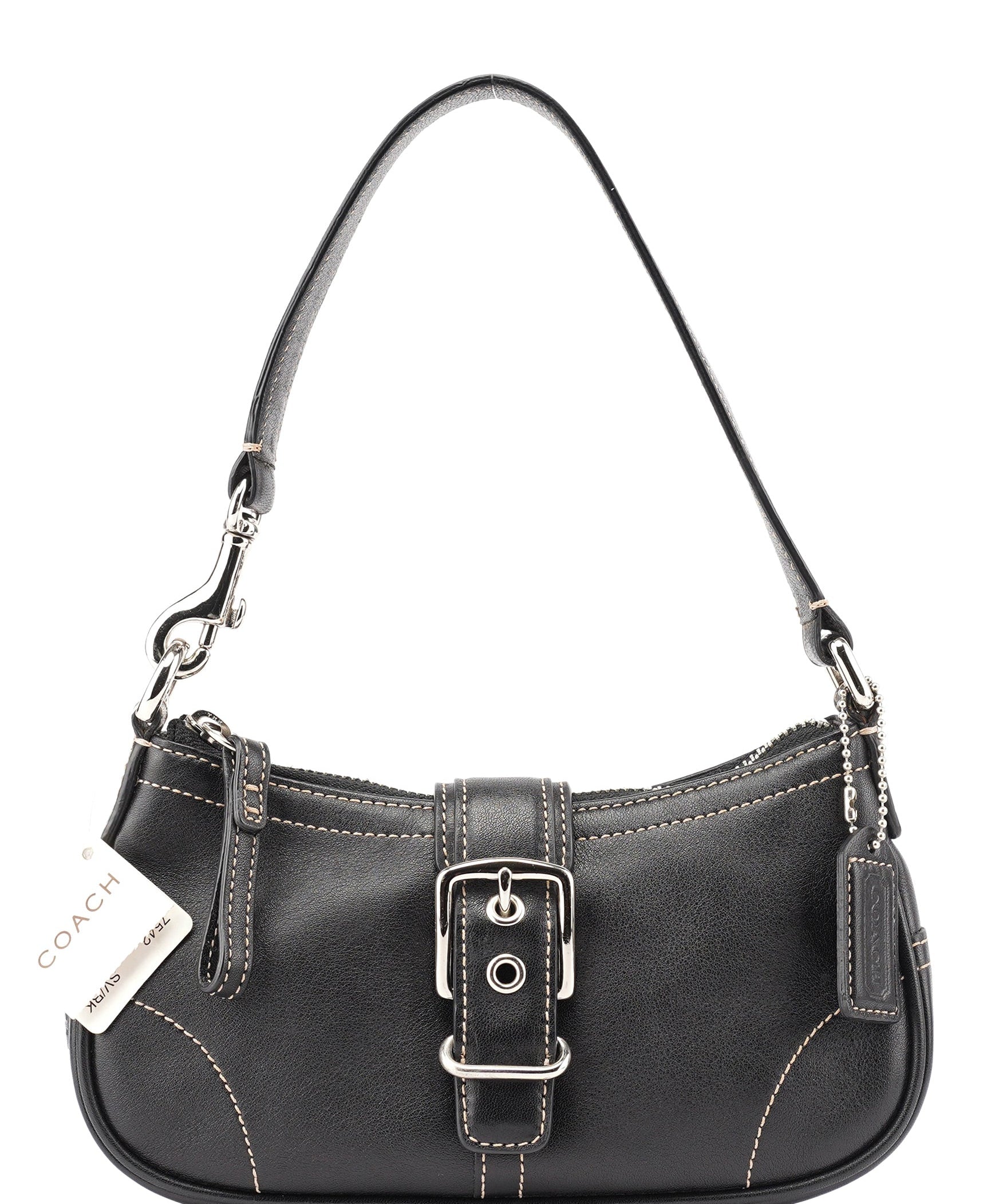 Coach 7542 Black Leather Soho Shoulder Bag