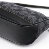 Coach 7720 Grey Wool Demi Shoulder Bag