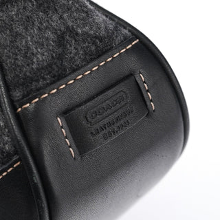 Coach 7720 Grey Wool Demi Shoulder Bag