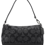 Coach 7720 Grey Wool Demi Shoulder Bag