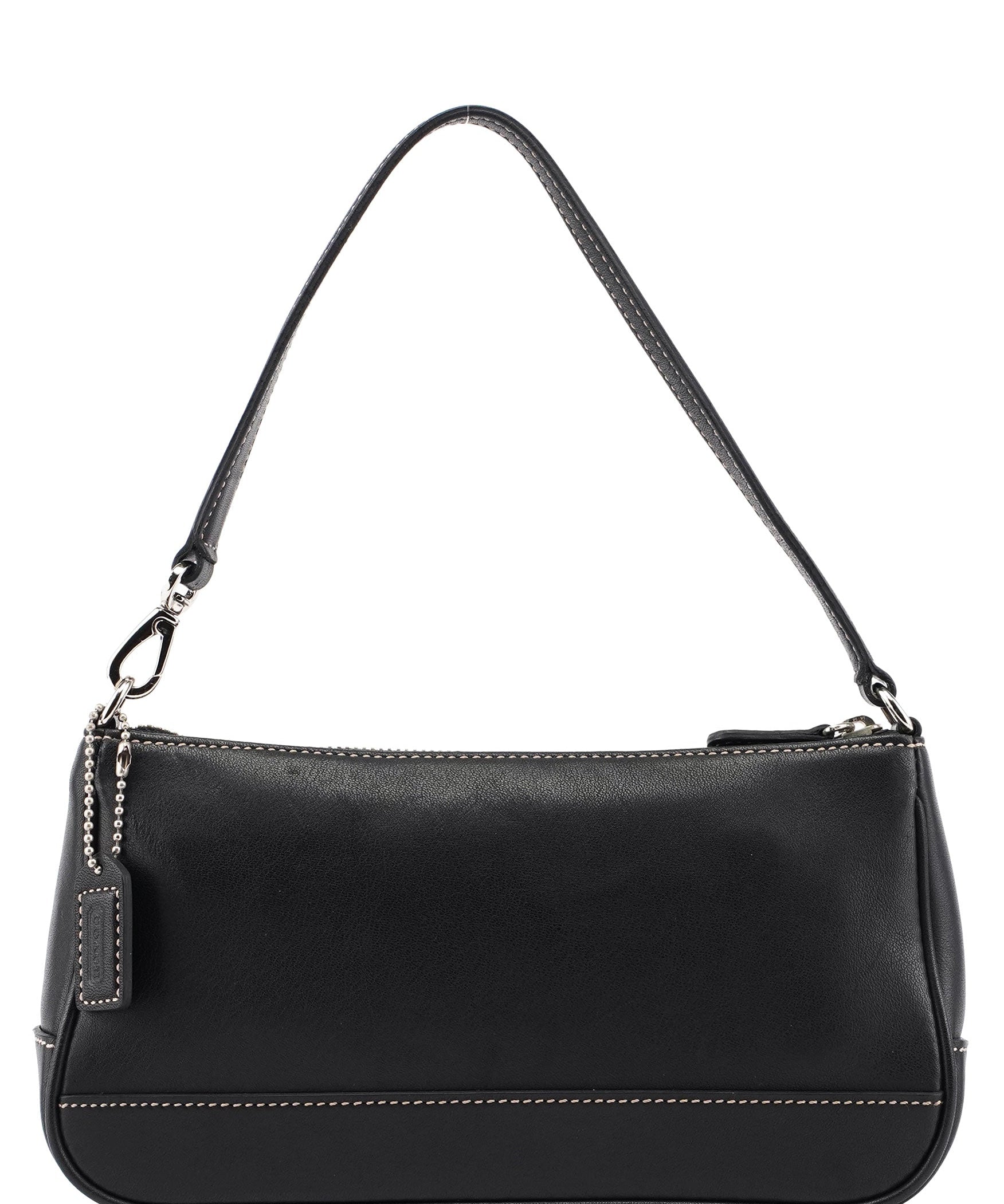 Coach 7785 Black Leather Signature Demi Bag