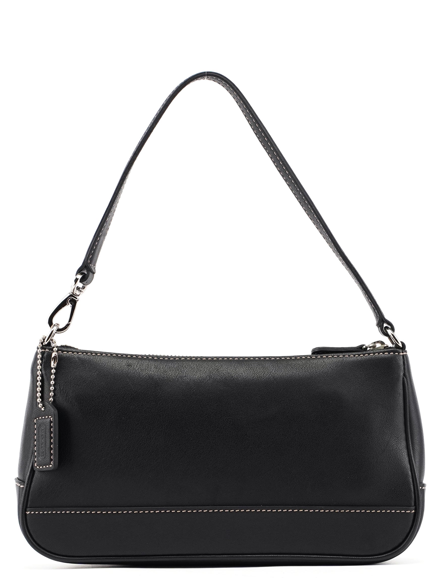 Coach 7785 Black Leather Signature Demi Bag