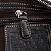 Coach 7785 Black Leather Signature Demi Shoulder Bag