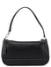 Coach 7785 Black Leather Signature Demi Shoulder Bag