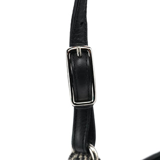 Coach 8121 Grey Herringbone Wool Shoulder Bag