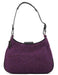 Coach 8125 Purple Wool Hobo Shoulder Bag