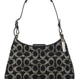 Coach 8139 Anthracite Signature Wool Girlie Shoulder Bag