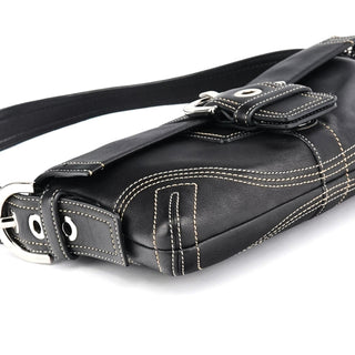 Coach 8A05 Black Leather Soho Shoulder Bag