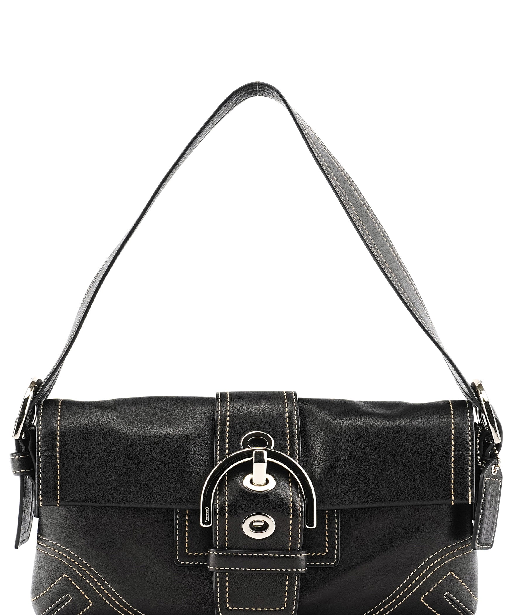 Coach 8A05 Black Leather Soho Shoulder Bag